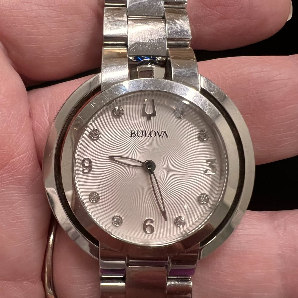 Bulova Rubaiyat Diamond Face Watch